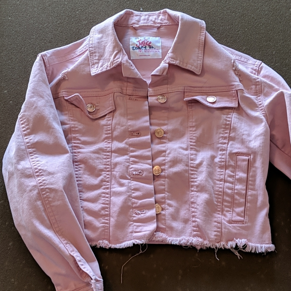 Pink Justice Jean jacket
